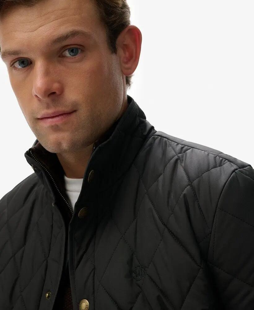 superdry Wattierte Quilted Estate Country Jacke – Entspannte Passform, 2/7