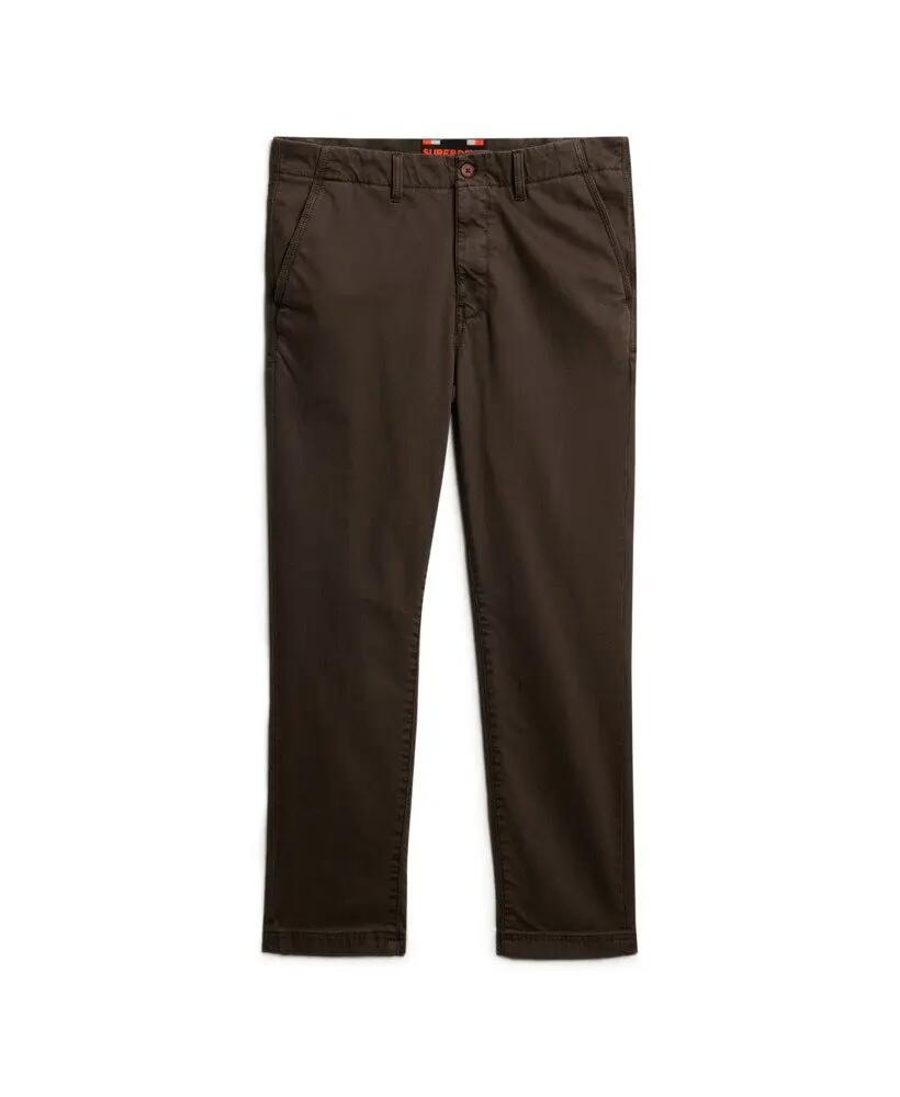 superdry Spodnie chino International Slim z elastycznej bawełny - TAUPE 6/6
