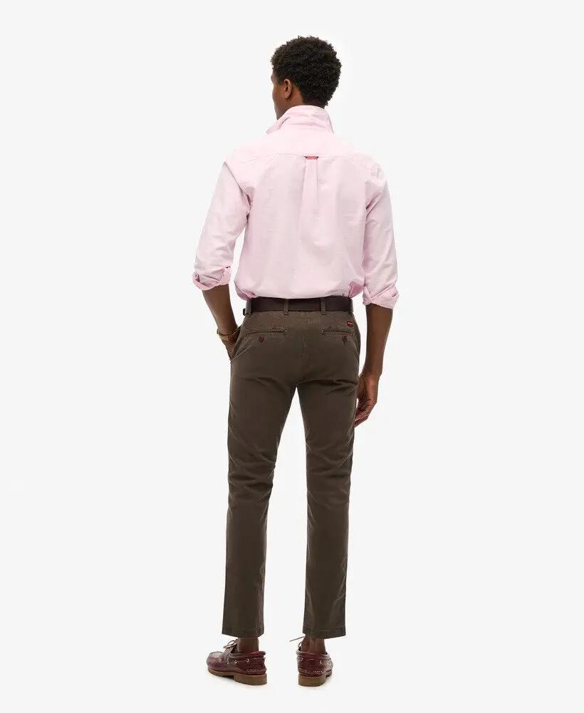 superdry Spodnie chino International Slim z elastycznej bawełny - TAUPE 5/6