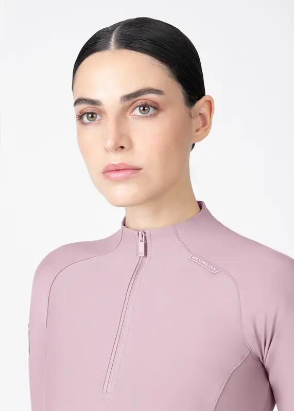 Camiseta Base Manga Larga Mujer Equitación Maximilian Origin Malva 6/7