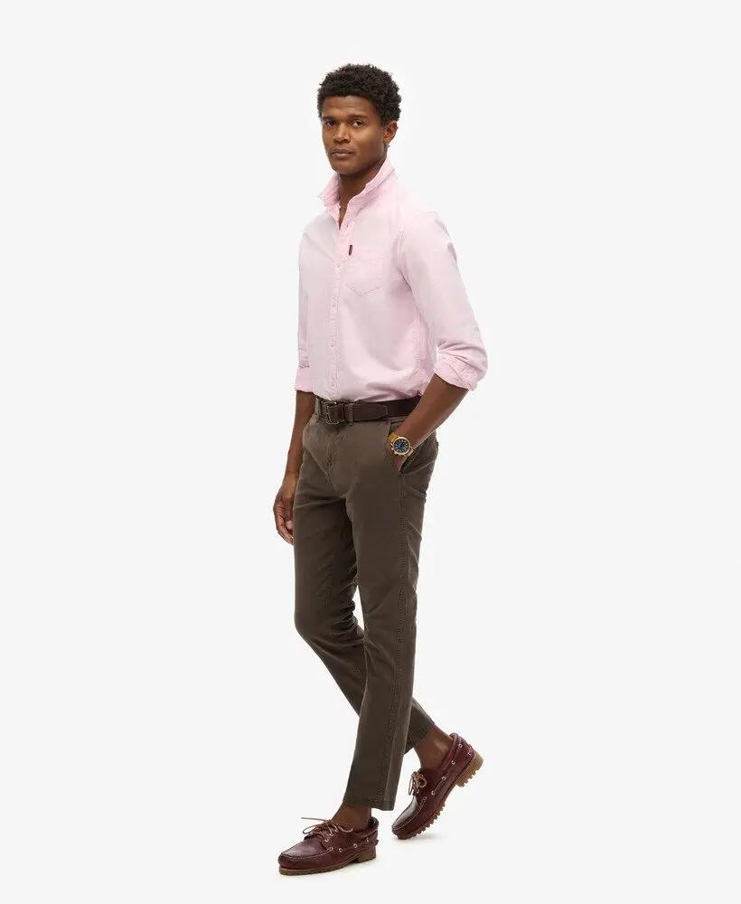superdry Spodnie chino International Slim z elastycznej bawełny - TAUPE 4/6