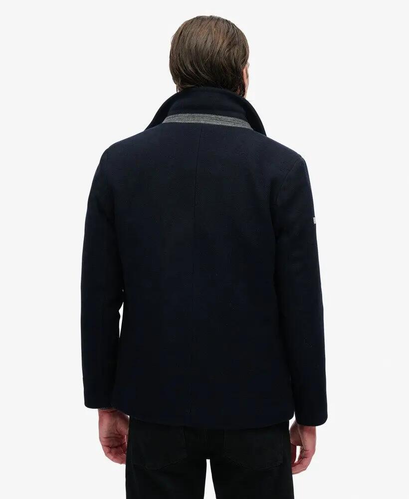 superdry Casaco Pea Coat em lã dois-em-um 4/7
