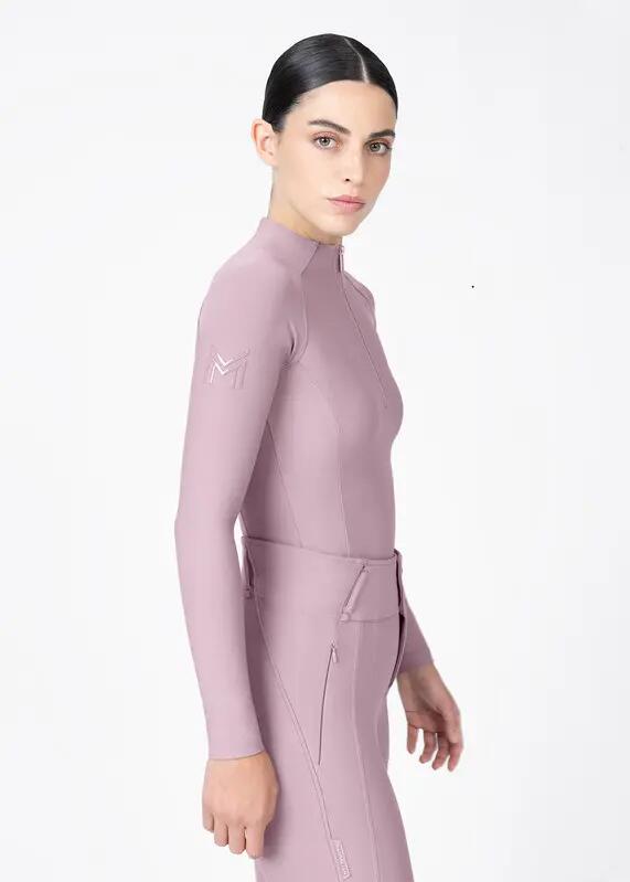 Camiseta Base Manga Larga Mujer Equitación Maximilian Origin Malva 4/7