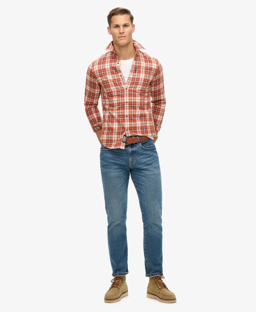 superdry Camisa Vintage aos Quadrados em Algodão Biológico 2/6