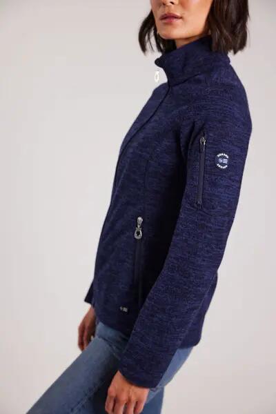 sebago Performance Windproof W Fleece - NAVY 3/4