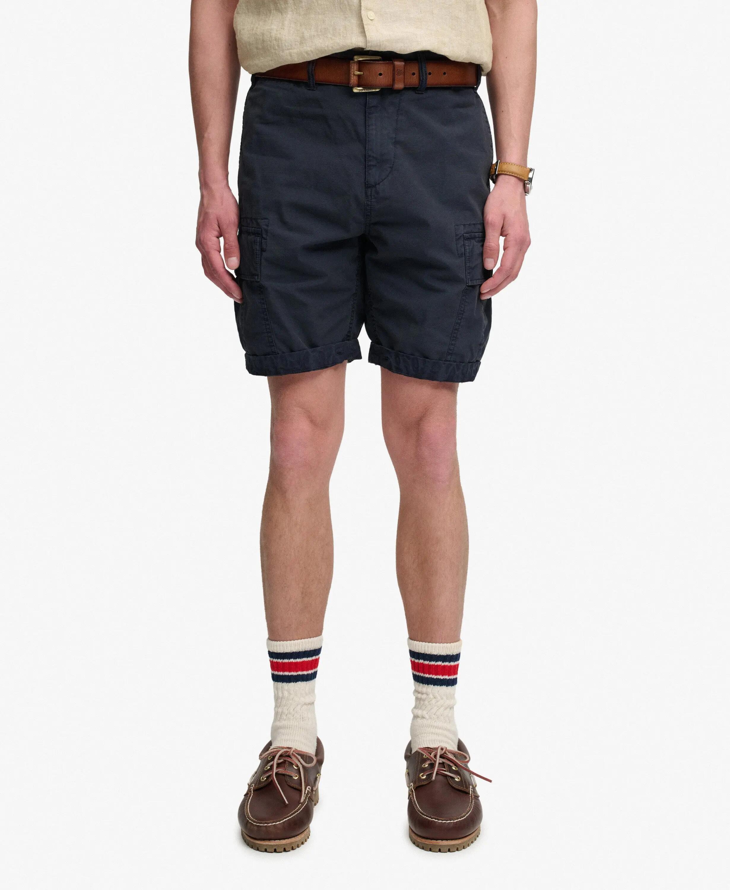 superdry Ripstop Light Cargo Shorts – 100% algodón, corte recto 3/6