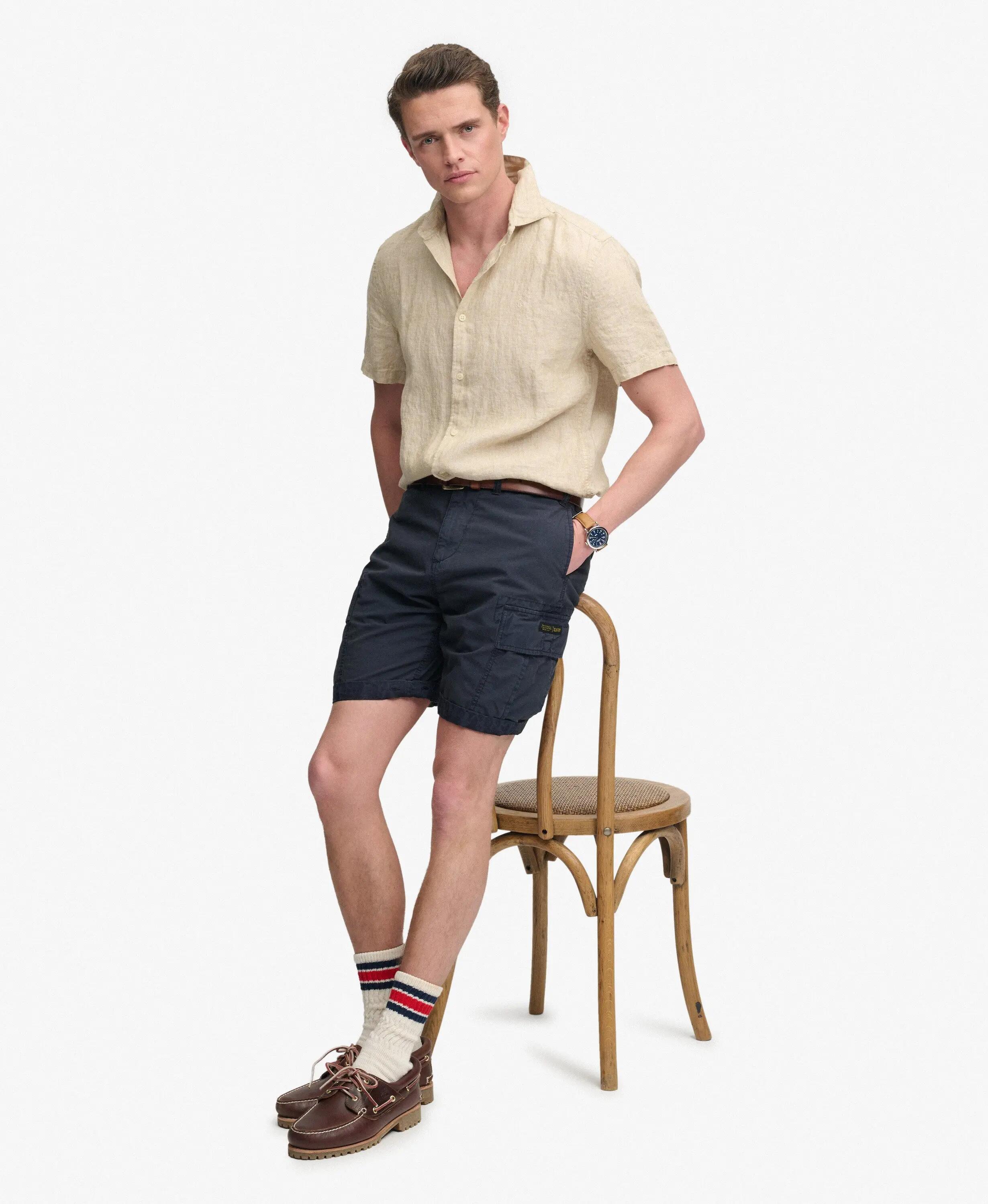 superdry Ripstop Light Cargo Shorts – 100% algodón, corte recto 2/6