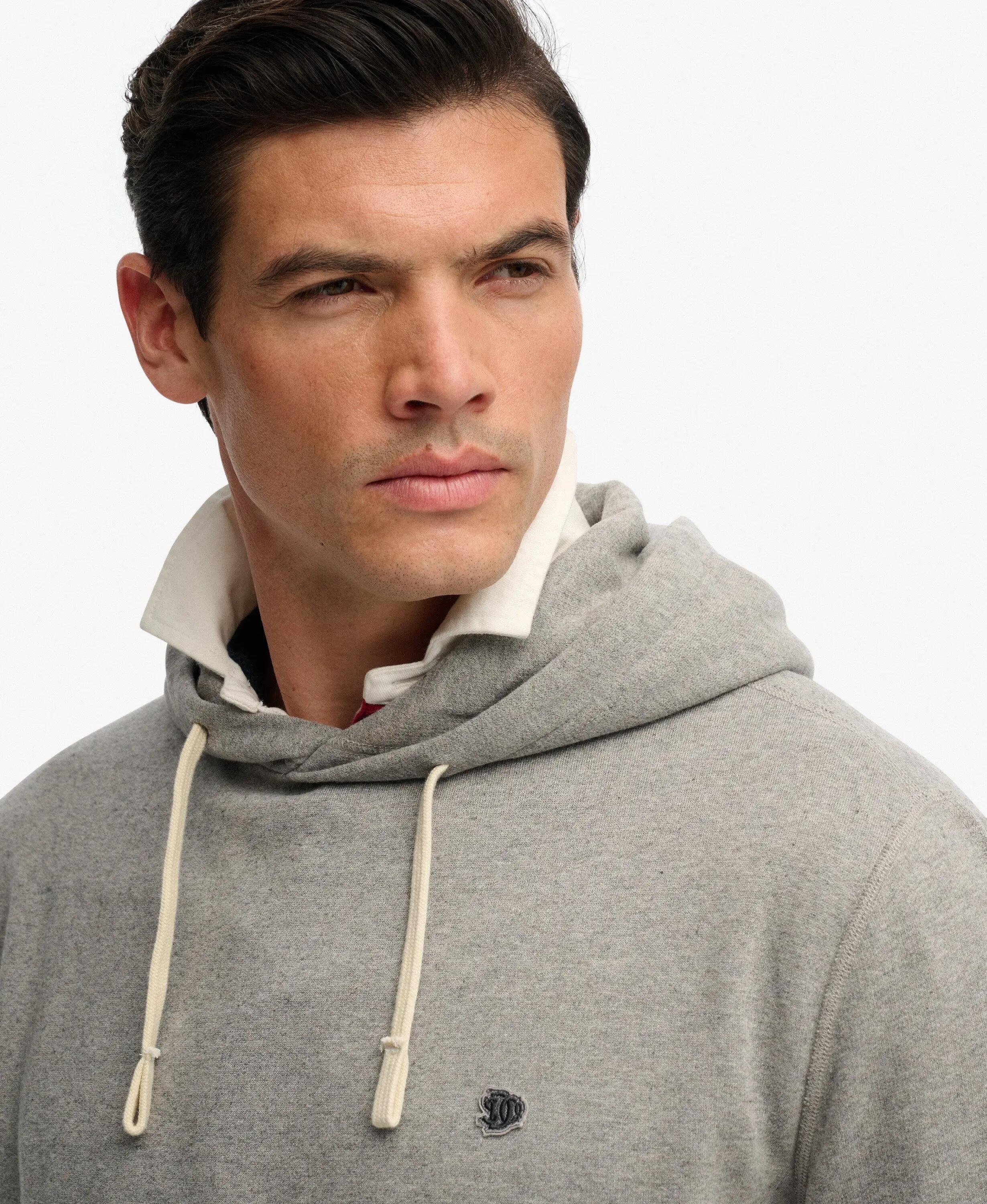 superdry Monogram Embroidered Hoodie hoodie - Dark Vintage Grey Marl 4/7
