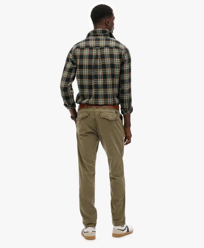 superdry Utility Chino Trousers — chino tapered em algodão com elastano 4/7