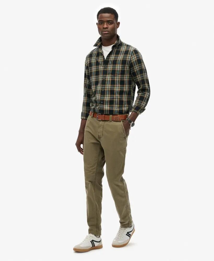 superdry Utility Chino Trousers — chino tapered em algodão com elastano 3/7