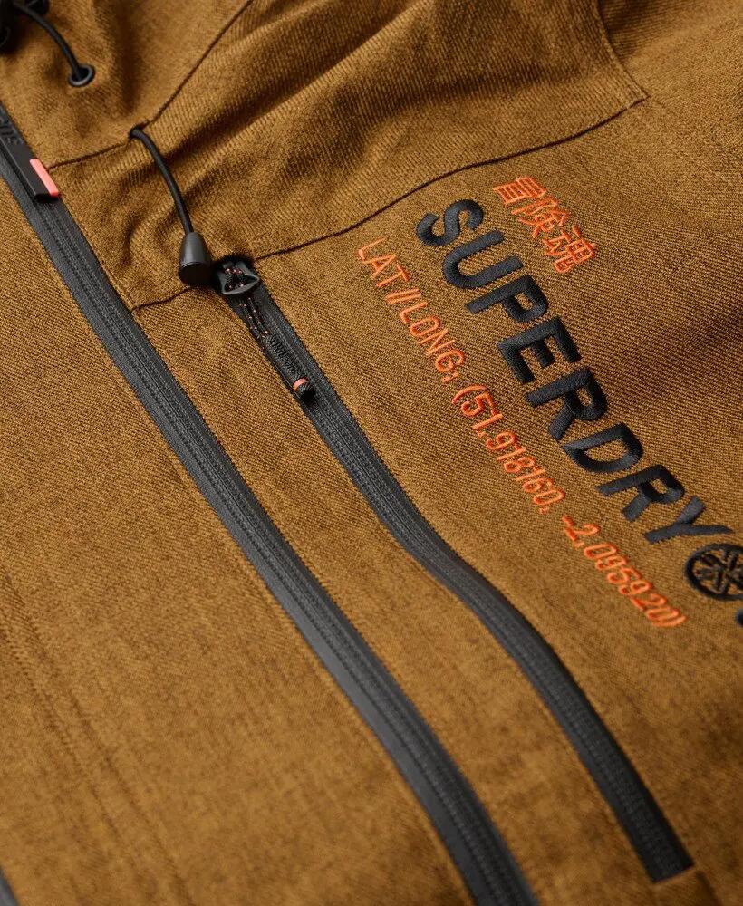 superdry Casaco Ski Peak Rescue Tobacco Brown Marl — Enchimento em poliéster 6/7