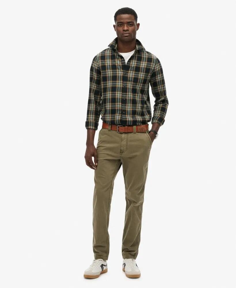 superdry Utility Chino Trousers — chino tapered em algodão com elastano 2/7