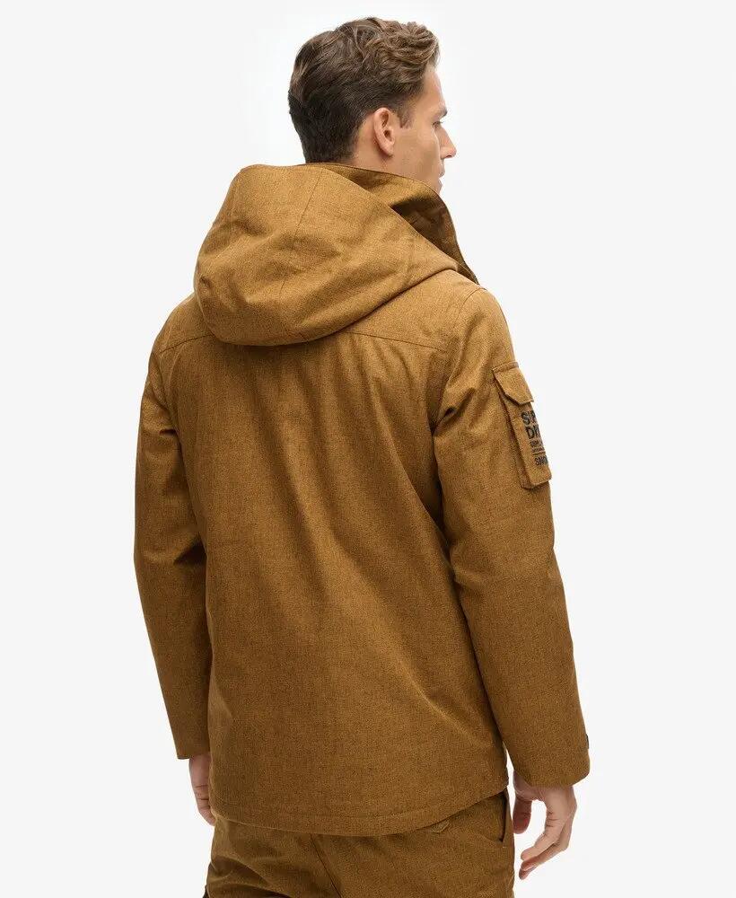 superdry Casaco Ski Peak Rescue Tobacco Brown Marl — Enchimento em poliéster 5/7