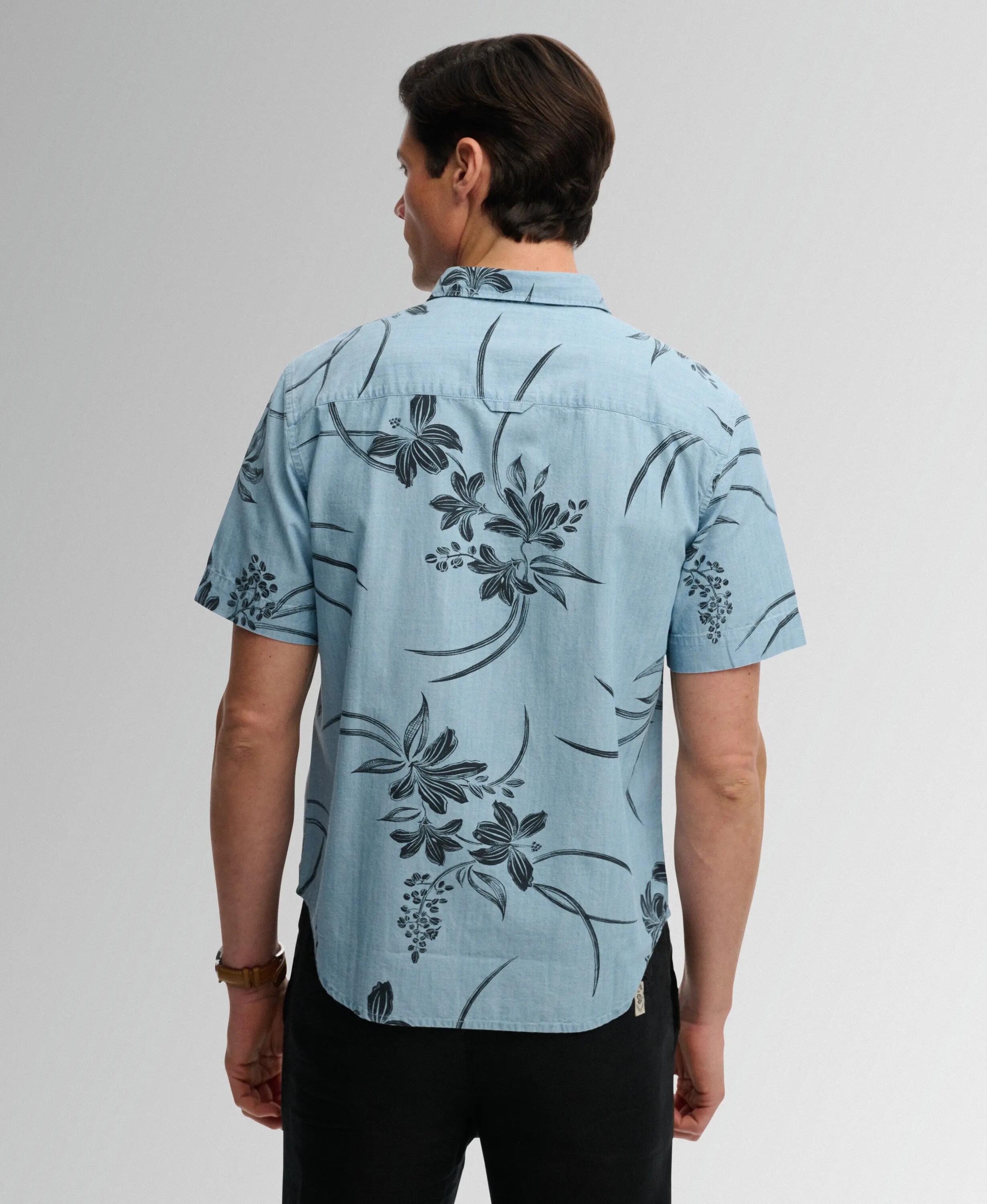 superdry Vintage Loom korte mouw overhemd van biologisch katoen 5/5