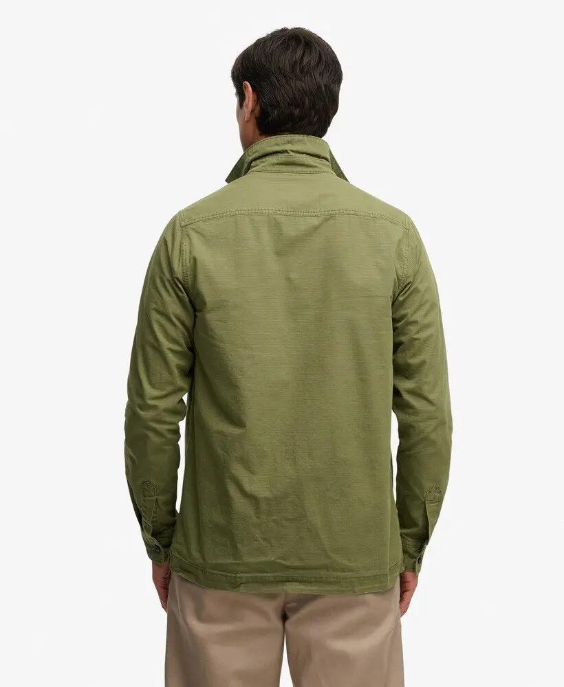 superdry Chemise manches longues Military en coton ripstop – coupe relaxed 5/7