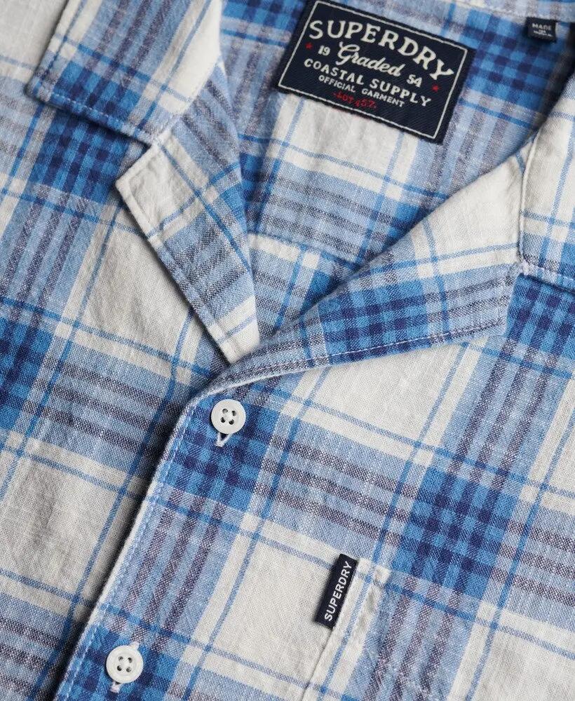 superdry Korte mouw overhemd Cabana Check van biologisch katoen 6/7