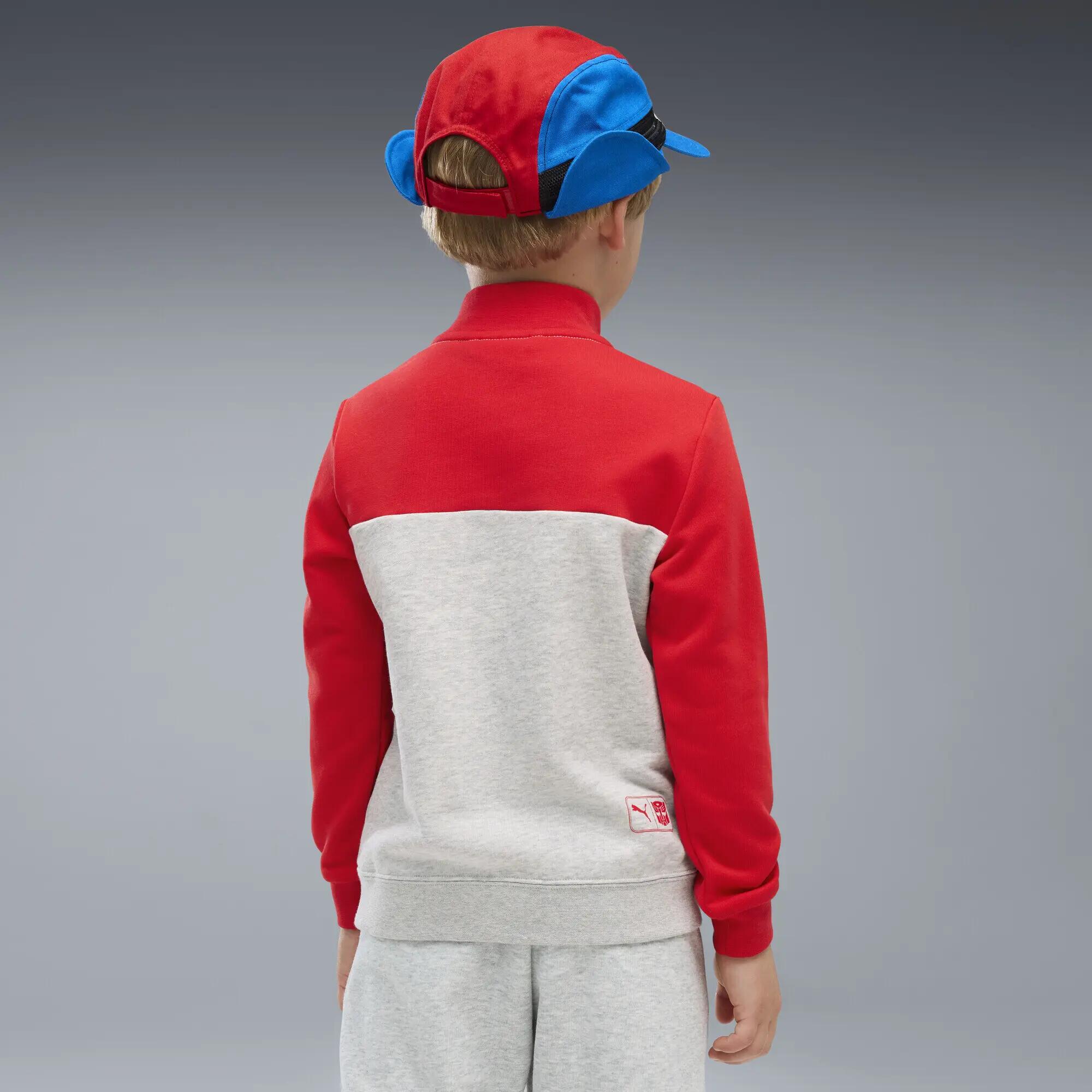 Sudadera PUMA x TRANSFORMERS con estampado y cuello con cremallera Niños PUMA 3/5