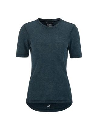 craft Everyday Wool SS Tee W – T-shirt mérinos et polyester recyclé