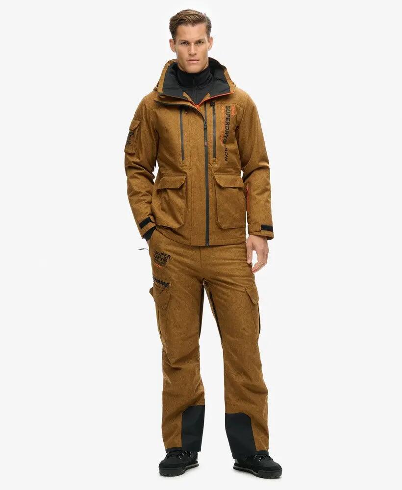 superdry Casaco Ski Peak Rescue Tobacco Brown Marl — Enchimento em poliéster 2/7