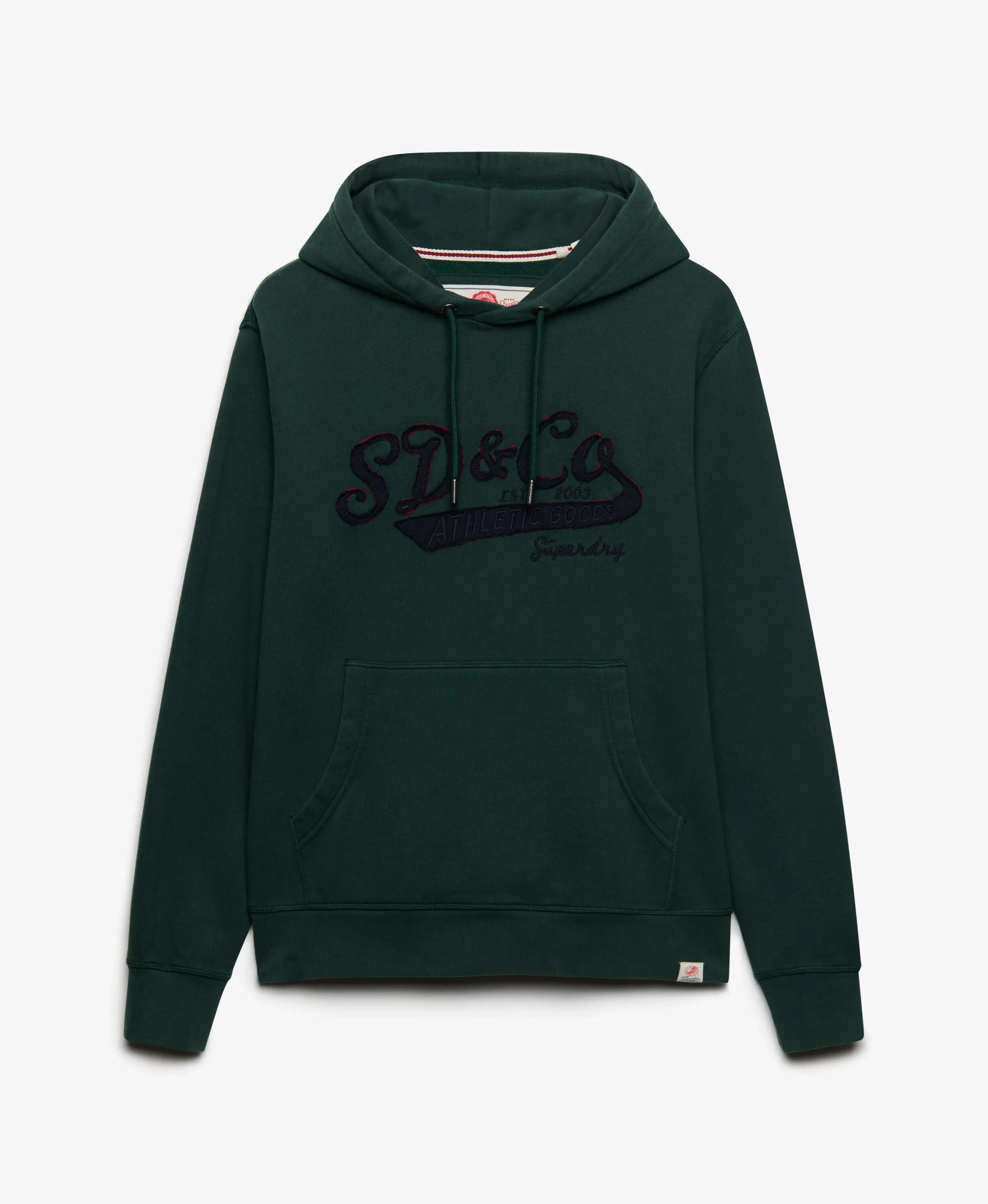 superdry SD&Co Washed Embroidered Relaxed Hoodie — hoodie relaxed com bordado 7/7