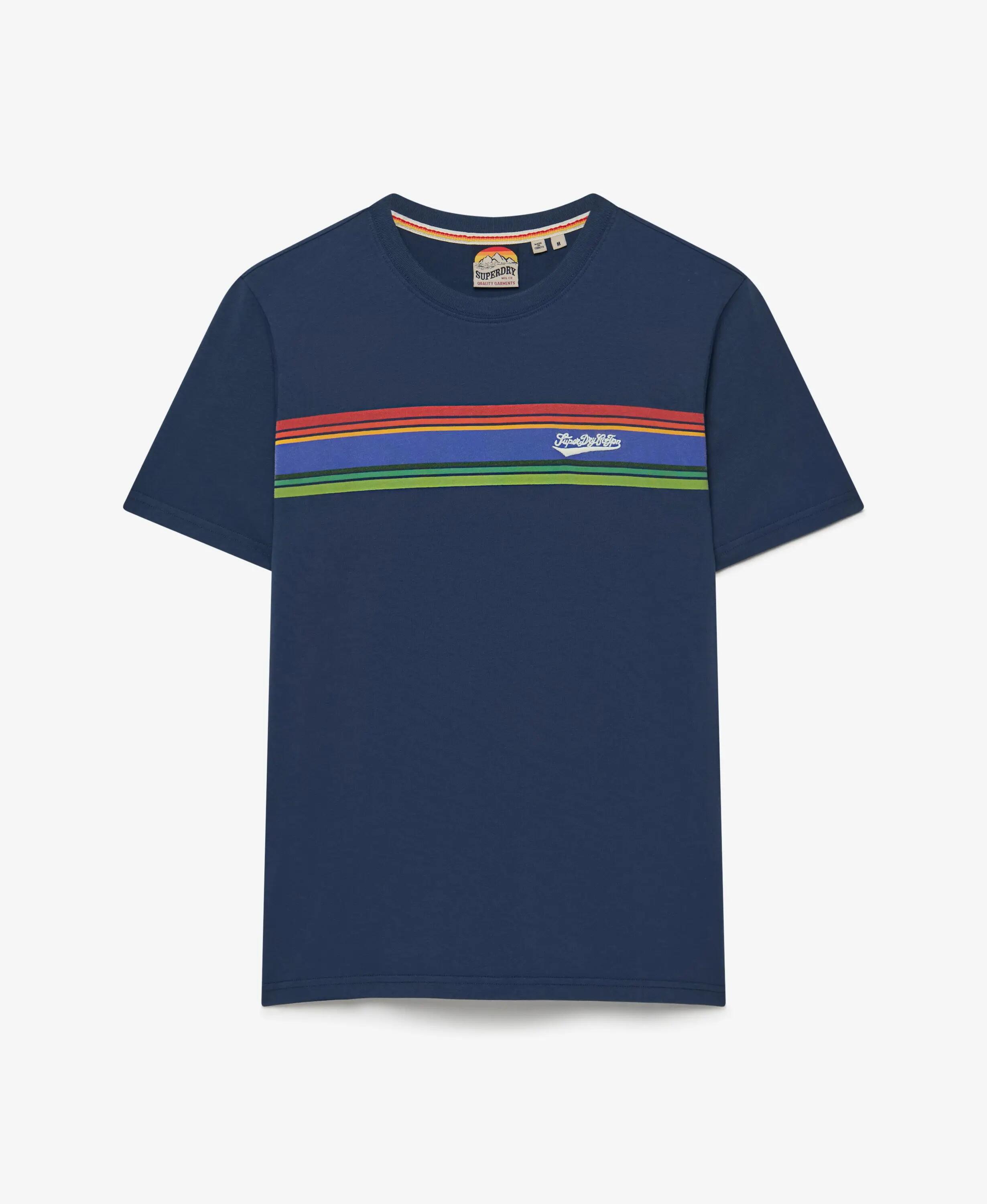 superdry T-shirt Outdoor Stripe Logo coupe Relaxed 7/7