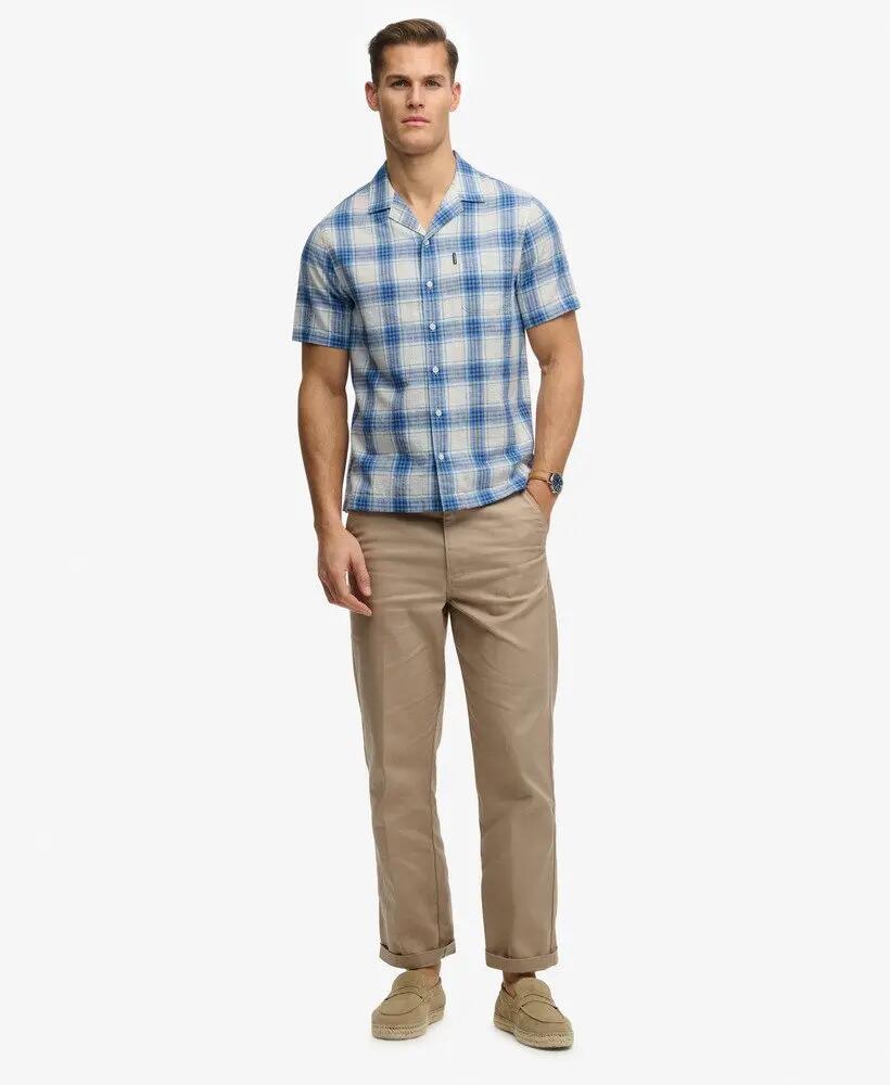 superdry Korte mouw overhemd Cabana Check van biologisch katoen 3/7