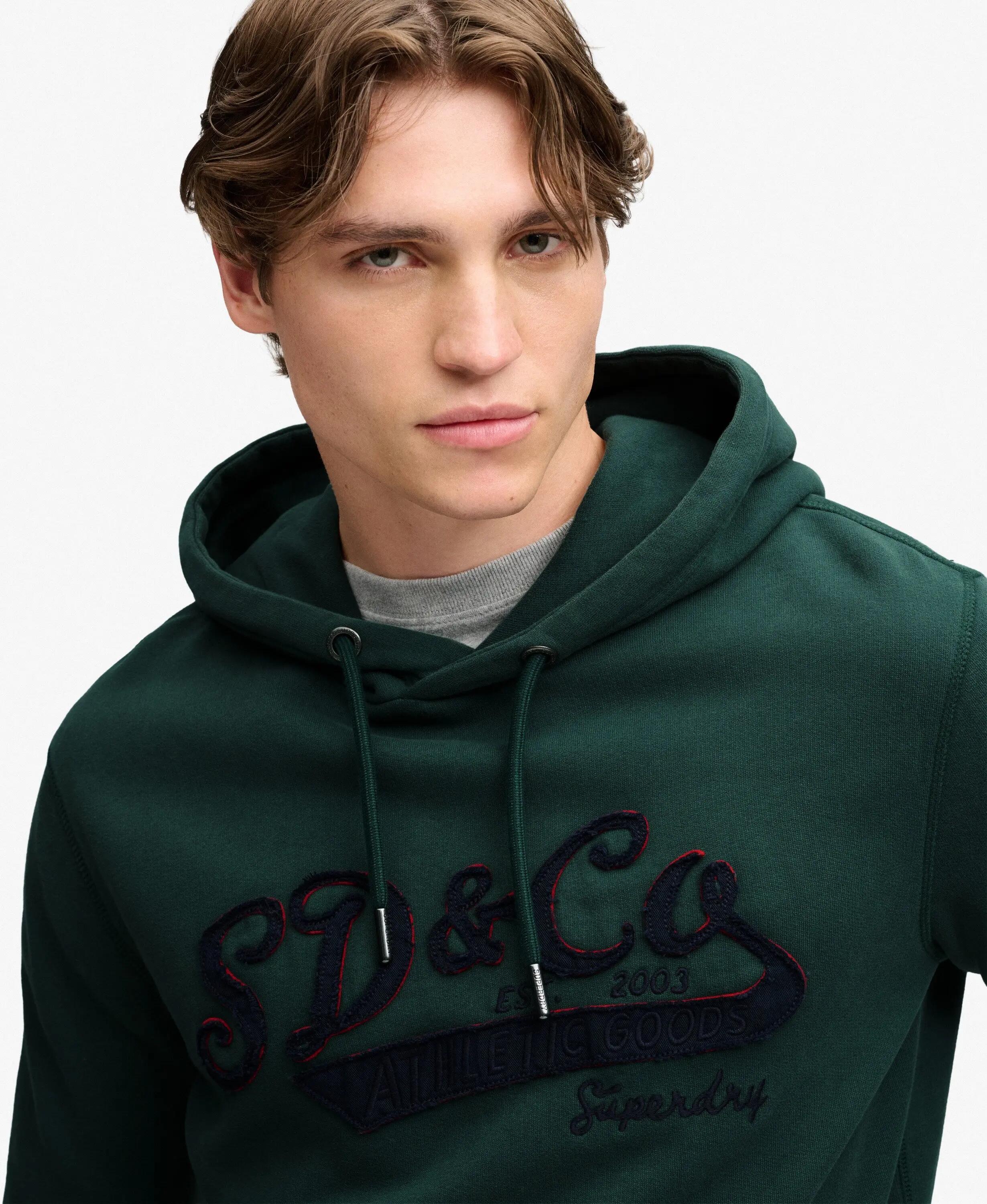superdry SD&Co Washed Embroidered Relaxed Hoodie — hoodie relaxed com bordado 4/7