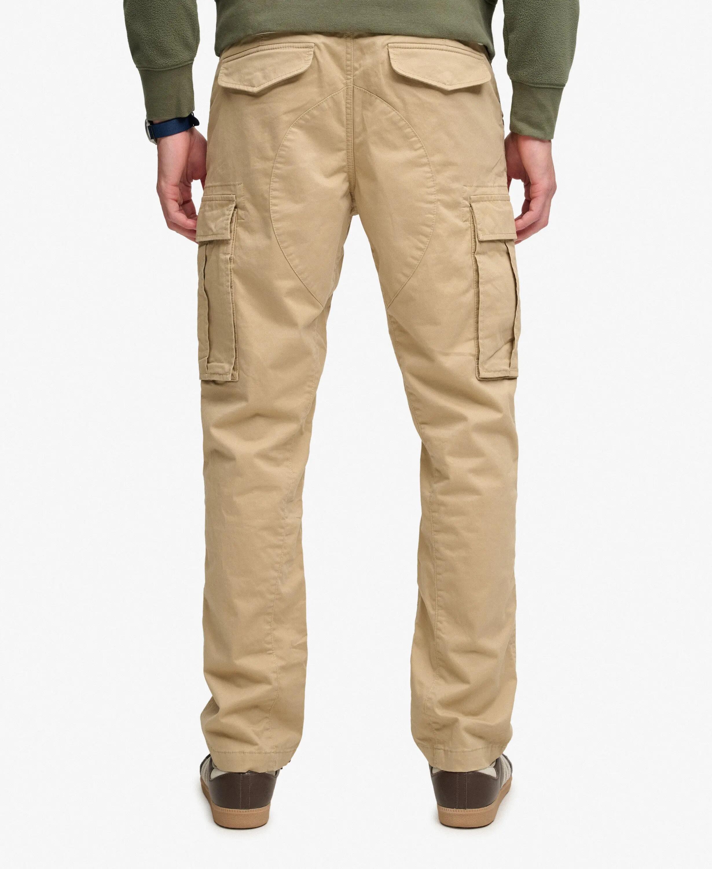 superdry Calças cargo Slim Taper em algodão escovado 4/5