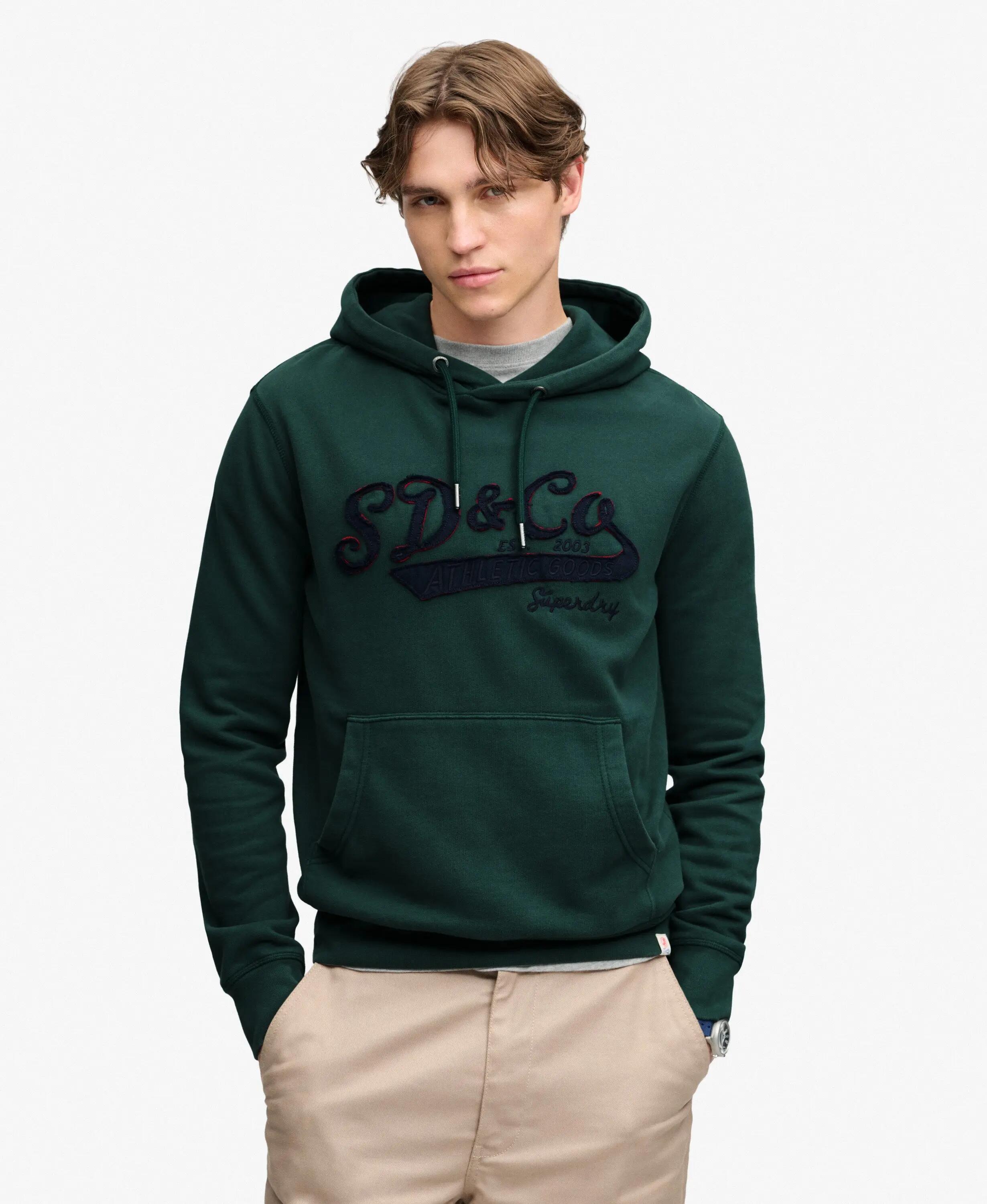 superdry SD&Co Washed Embroidered Relaxed Hoodie — hoodie relaxed com bordado 2/7