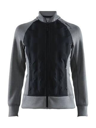 craft Hybridjacke Damen – Daunen-gefütterter Körper, dehnbare Fleece-Ärmel