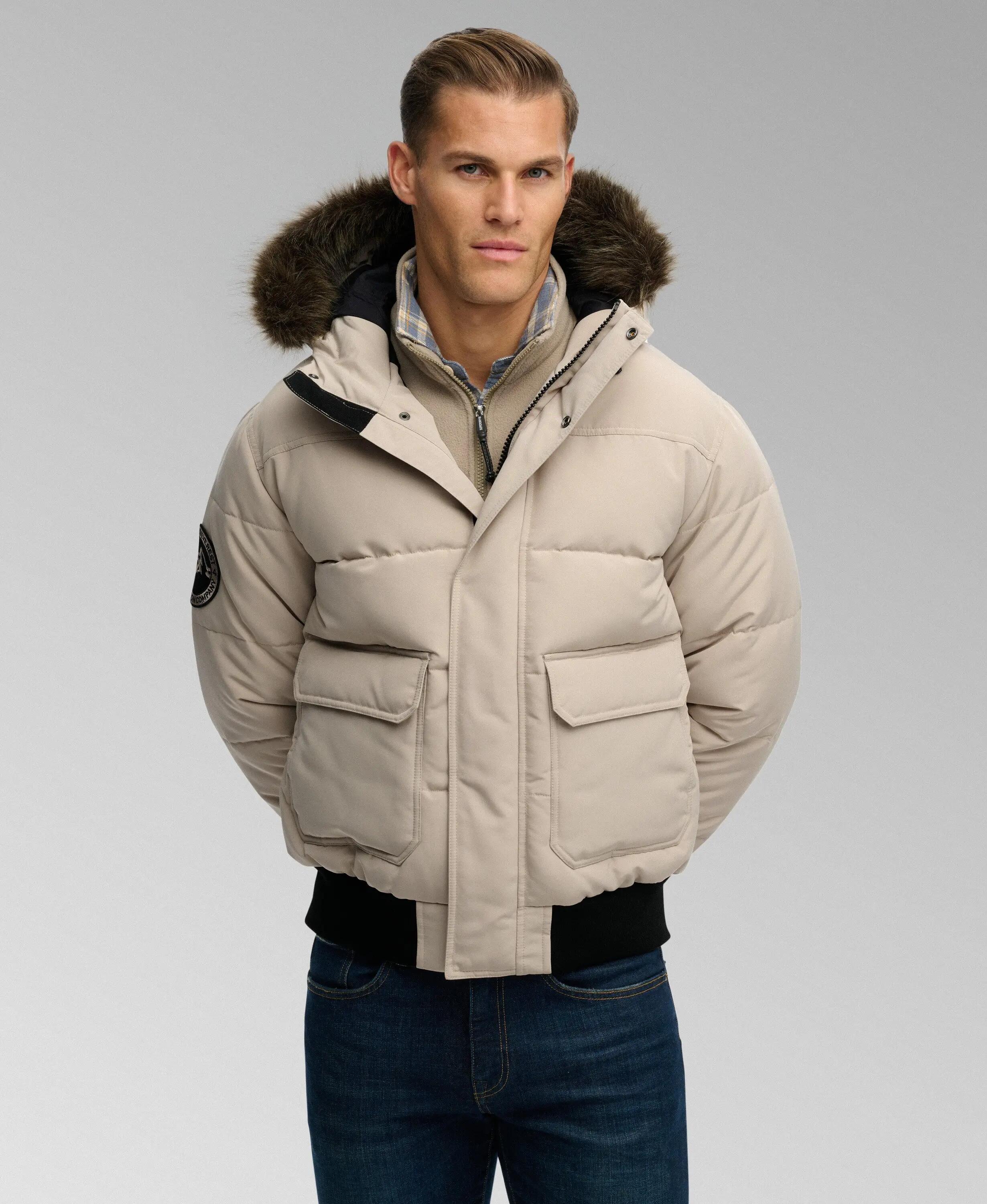 superdry Everest Hooded Puffer Bomber Jacket – casaco acolchoado com capuz 5/6