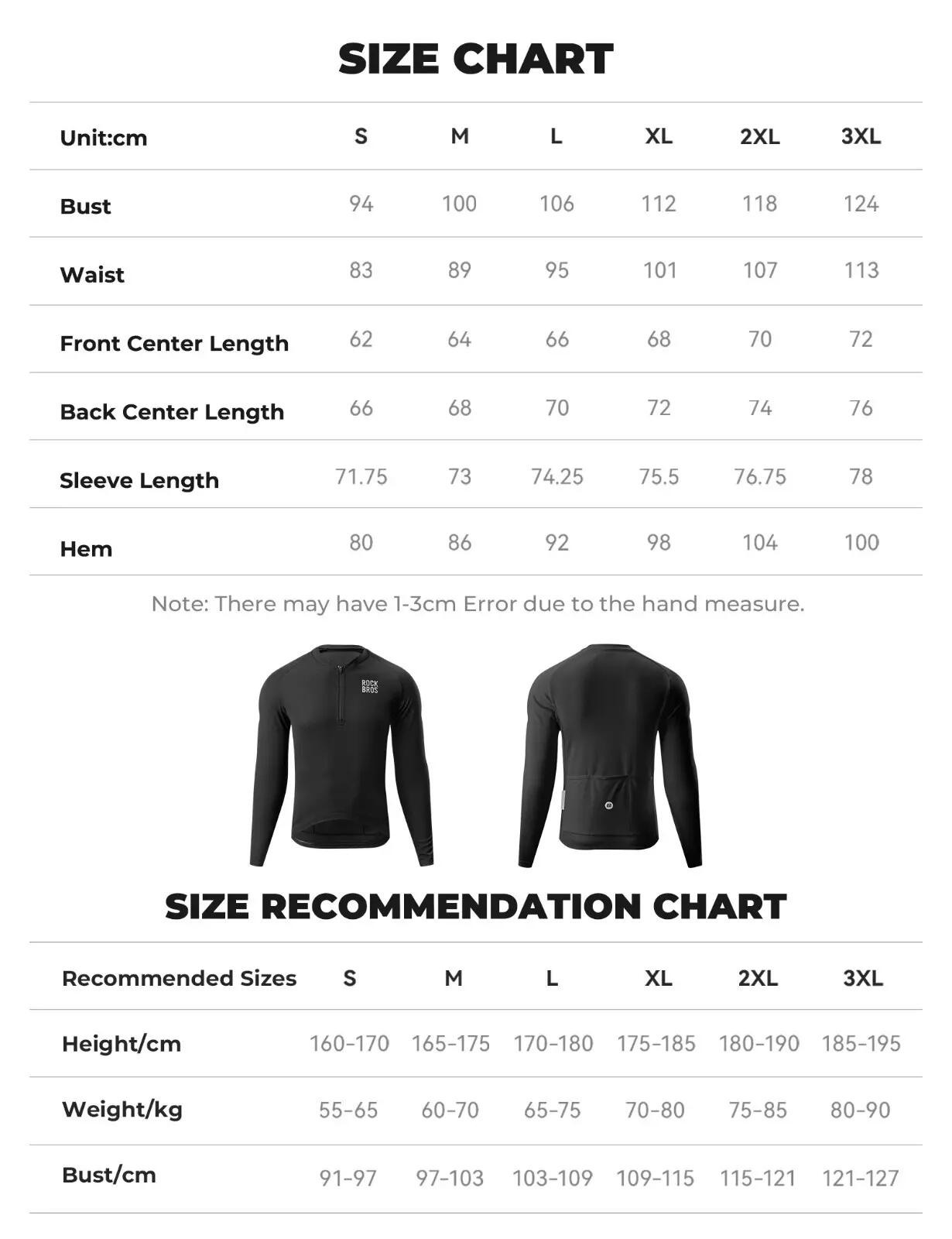 Herren Langarm-Radtrikot atmungsaktiv mit 3 Rückentaschen 6/6