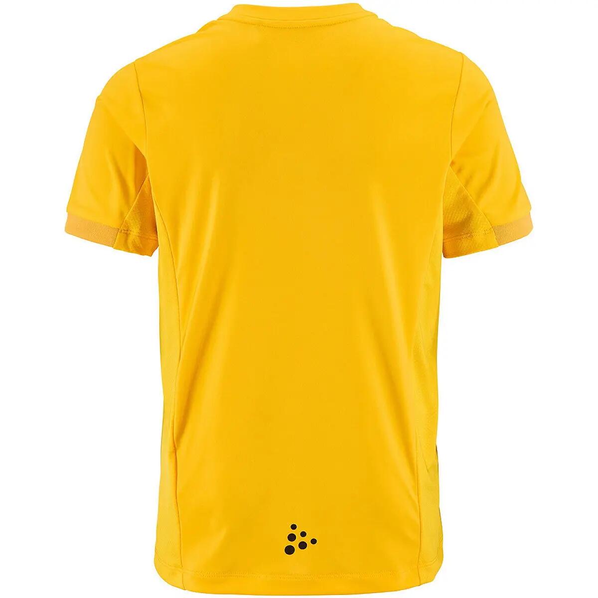 Kinder - Teamsport - T-Shirt - atmungsaktiv, leicht - Evolve 2.0 - Gelb 2/4