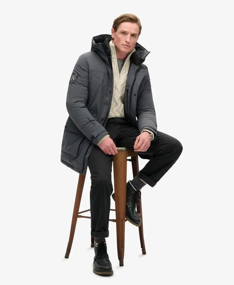 superdry City Padded Parka Coat – Parka matelassée déperlante 5/7