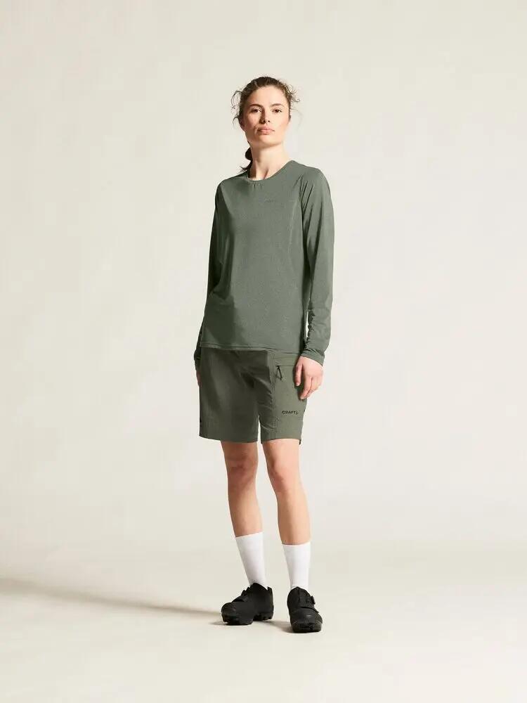 craft Everyday XT LS Jersey W - camisola manga longa Leaf 6/7