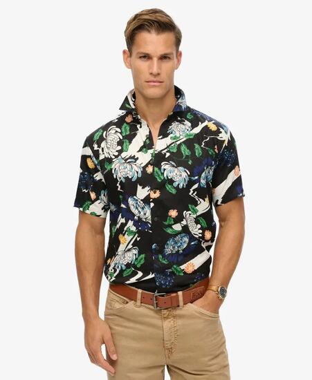superdry Chemise hawaïenne manches courtes Aya Black Floral