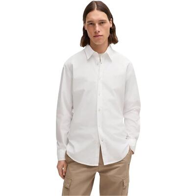 Camicia Manica Lunga Uomo Boss Relegant 6 M Bianco