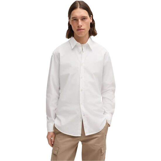 Camicia Manica Lunga Uomo Boss Relegant 6 M Bianco