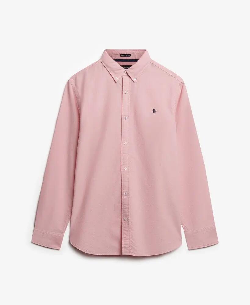 superdry Camisa Classic Oxford manga larga en algodón orgánico 6/6