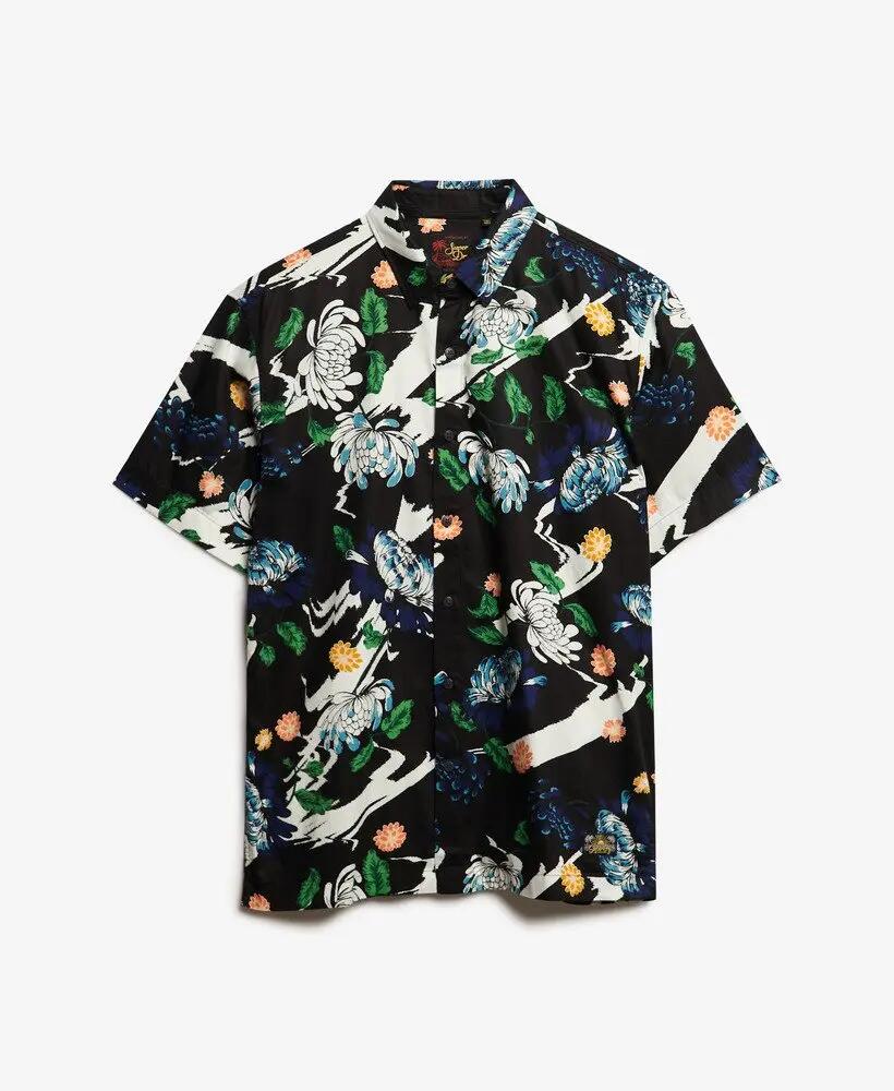 superdry Camicia hawaiana maniche corte stampa Aya Black Floral 6/6