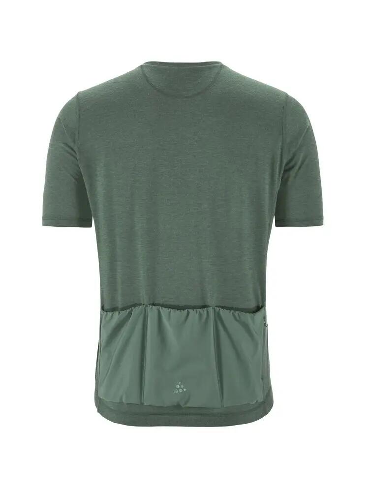craft Maillot Everyday Wool SS Jersey M – Mélange Atlantic, coupe régulière 3/7