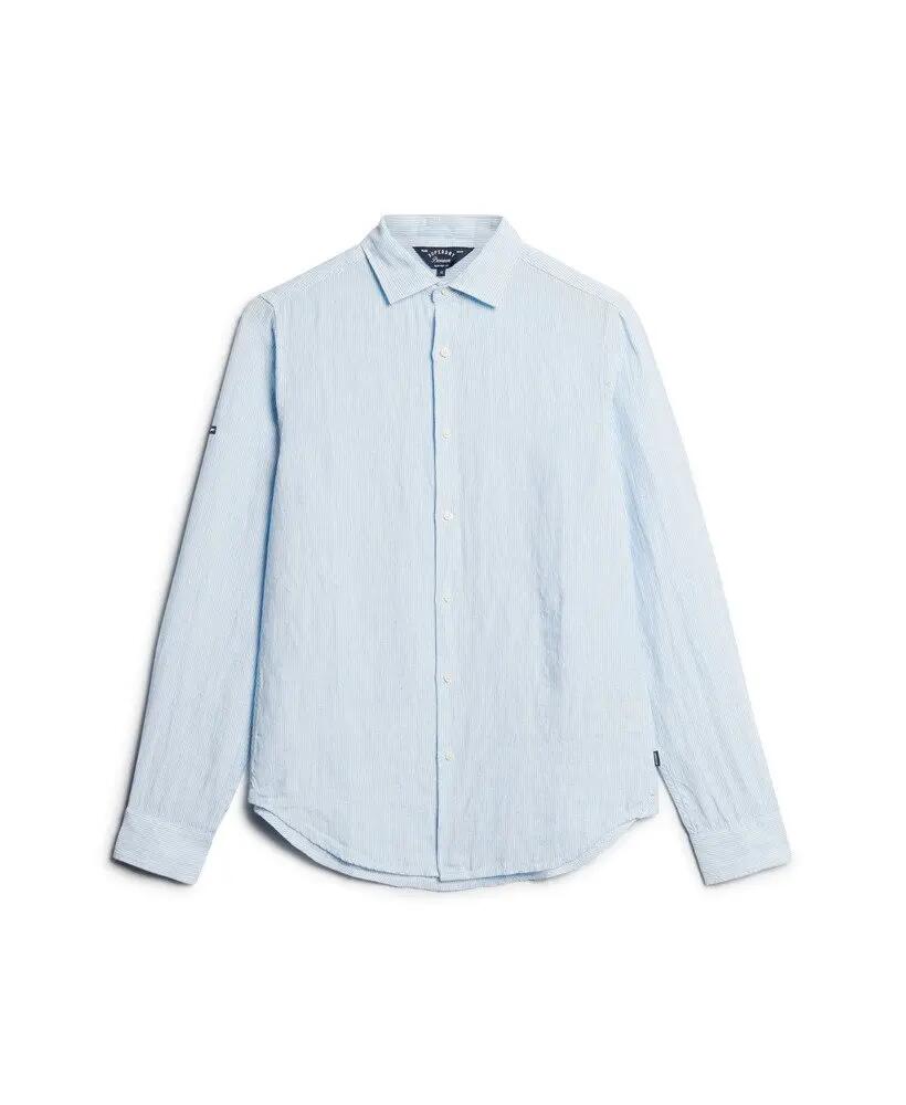 superdry Camicia casual maniche lunghe in lino — 100% lino 7/7