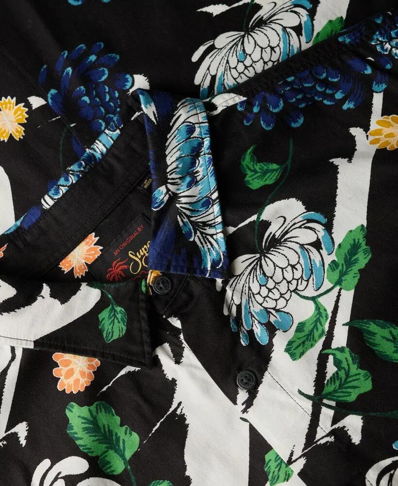 superdry Camicia hawaiana maniche corte stampa Aya Black Floral 5/6