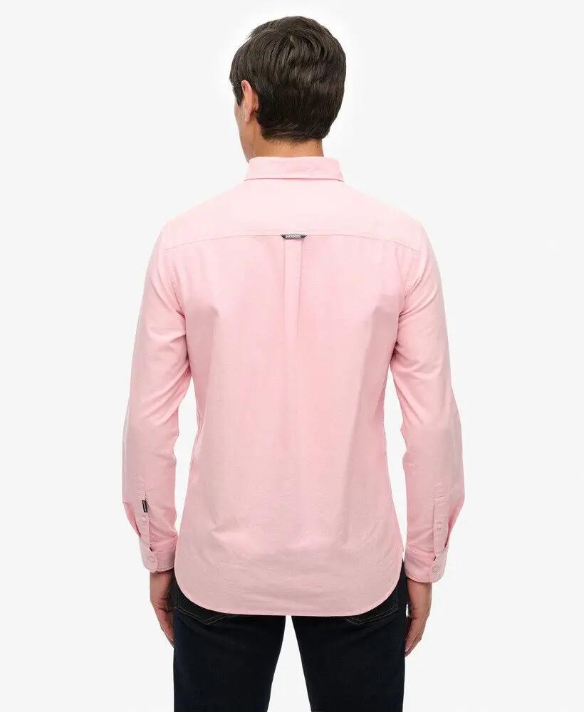 superdry Camisa Classic Oxford manga larga en algodón orgánico 4/6