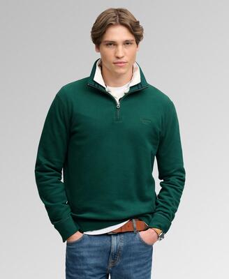 superdry Felpa Half Zip Essential Serif Logo – Vestibilità relaxed