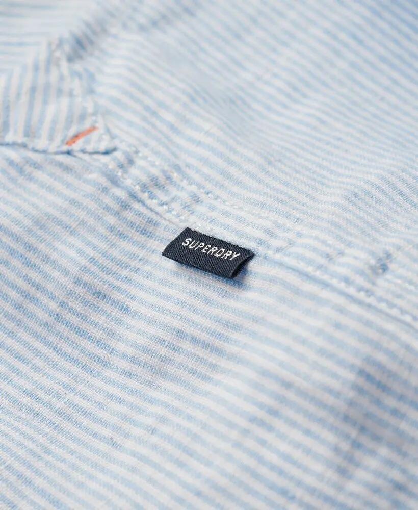superdry Camicia casual maniche lunghe in lino — 100% lino 6/7