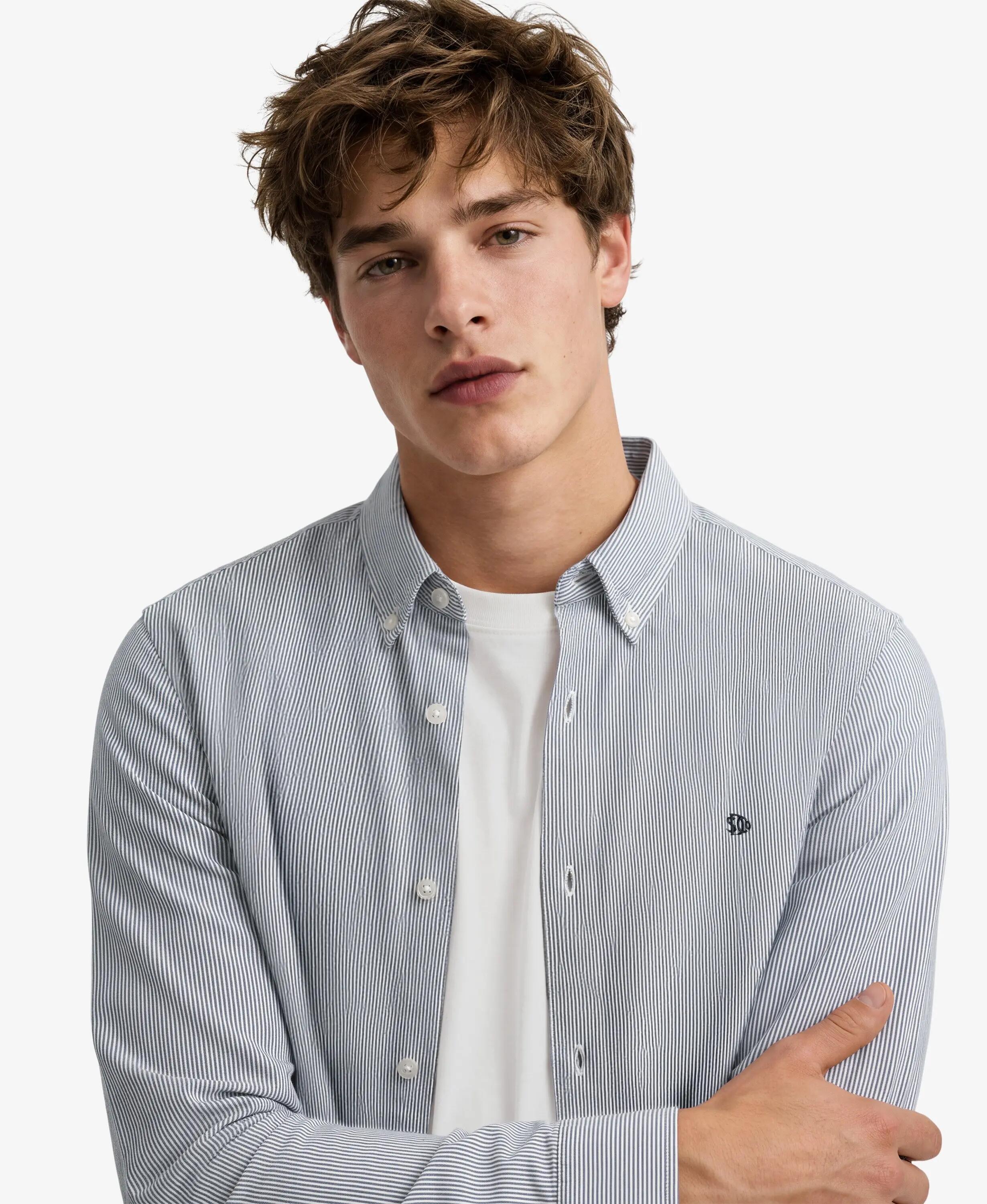 superdry Camicia Classic Oxford manica lunga in cotone bio 5/6
