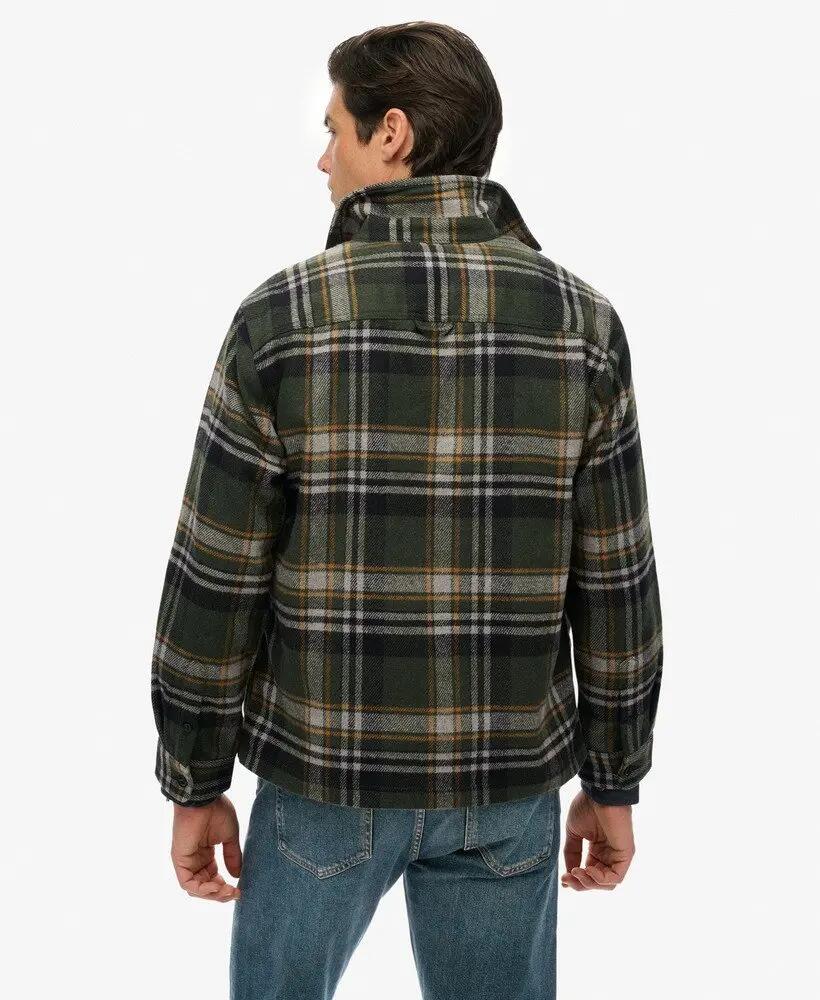 superdry Veste-chemise Wool Blend Miller à zip — coupe oversize 5/7