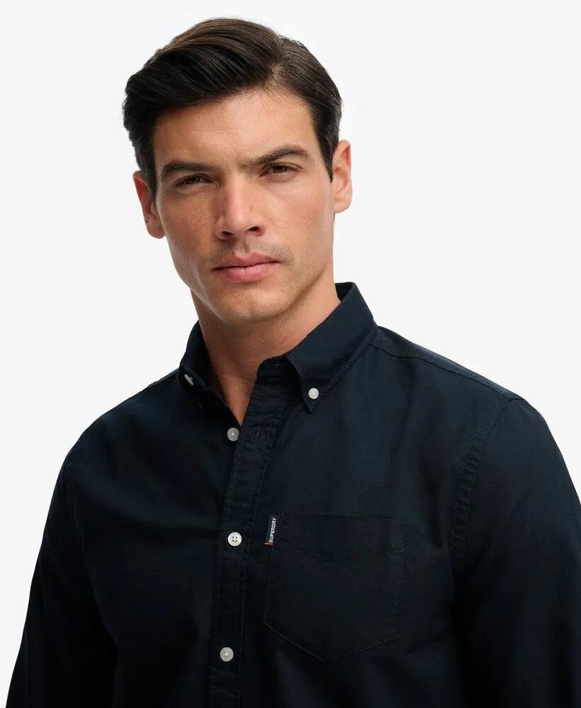 superdry Chemise Oxford manches longues essentielle en coton 4/7