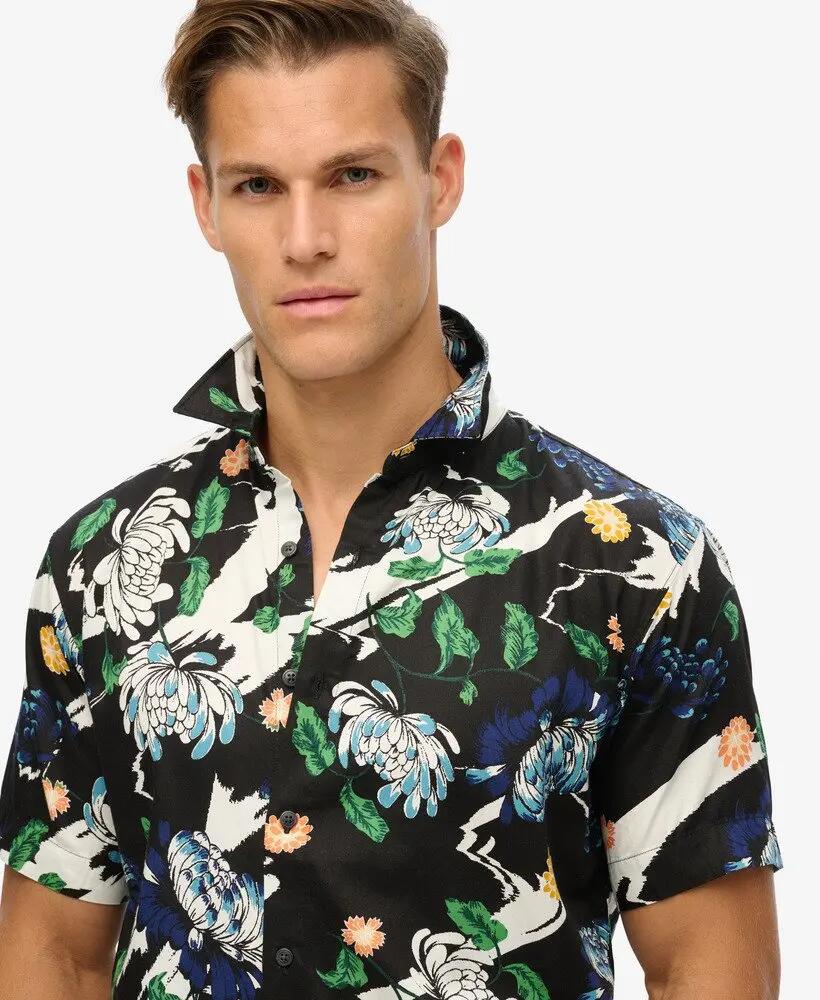 superdry Camicia hawaiana maniche corte stampa Aya Black Floral 3/6